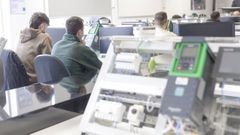 Aula del ciclo de Eficiencia Enerx�tica en el CIFP As Mercedes (Lugo)