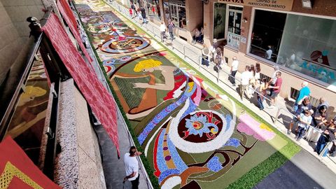 Ponteareas demostr� una vez por qu� es la reina de las alfombras de flores.