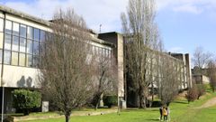 Exterior del edificio de la Facultade de Veterinaria, en el campus de Lugo