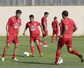 El bal�n es el protagonista en todos los entrenamientos de pretemporada del Lugo.