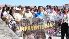 Acto inaugural, con pompas de jab�n y botes de humo de colores, de la 39 edici�n del campamento urbano