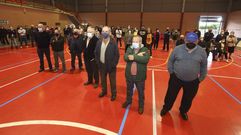 Reuni�n de vecinos, en julio del 2021, en el pabell�n de A Silva para tratar tambi�n sobre los proyectos e�licos.