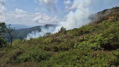 El incendio en el Alto do Picato fue controlado en poco m�s de dos horas