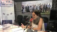 Imagen de archivo de la alcaldesa de A Coru�a, In�s Rey, en una de sus intervenciones en Voces de A Coru�a, de Radio Voz