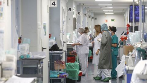 Uci para covid del Hospital Arquitecto Marcide