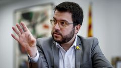 El vicepresidente de la Generalitat, Pere Aragon�s (ERC)