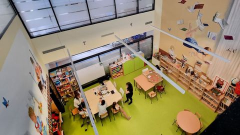 Aula educativa del hospital �lvaro Cunqueiro de Vigo, en una imagen de archivo. 