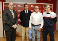 De izquierda a derecha, Jos� Luis Mateo, Javier Gonz�lez, Pepe Casal y Moncho Fern�ndez. 