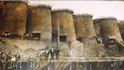 Los cinco hornos de Vilaoudriz en 1915