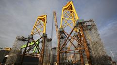 Navantia ultima en estos momentos las �jackets� para el parque de Saint Brieuc de Iberdrola