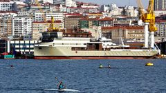 Avance de los trabajos en el ferri que Arm�n construye para la Polinesia Francesa.