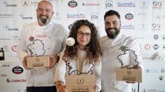 Paco G�mez, Sheila Barbeito y Rub�n Gonz�lez son los tres ganadores del Campeonato de Tapas y Pinchos de Galicia