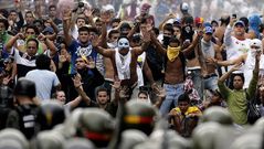 Primera cacerolada contra Maduro