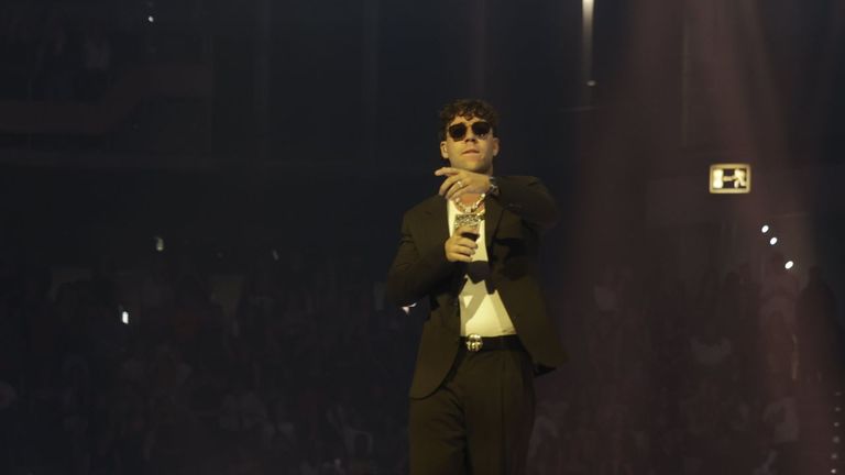 Quevedo en su primer concierto en el Coliseum de A Corua