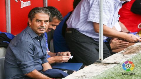 Natxo Gonz�lez en un encuentro de esta temporada