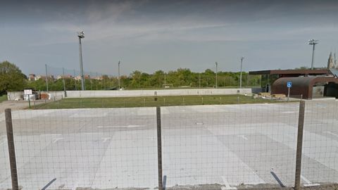 Campo de f�tbol de El Tragamon (Gij�n)