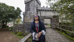 Chus Barbeira, no Castelo de Vimianzo