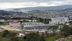 Obras del futuro hospital pblico Gran Montecelo, en Pontevedra