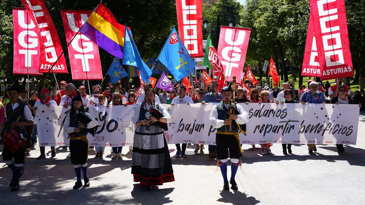 Los sindicatos toman la calle para celebrar el 1 de mayo