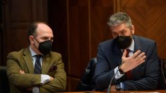 El rector de la Universidad de Oviedo, Ignacio Villaverde, y el vicerrector de Internacionalizaci�n, Daniel Santos