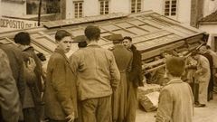 Accidente del tranv�a de Xuvia el 28 de noviembre de 1950, que se sald� con un fallecido y varios heridos