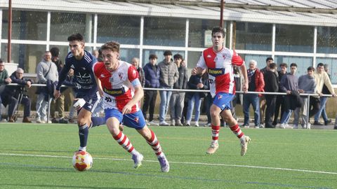 Imaxe do partido do Arousa a semana pasada, no Manuel Jim�nez fronte ao Alondras.