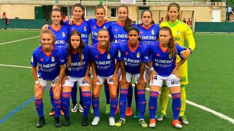 Alineaci�n titular del Real Oviedo Femenino frente al CF Vimenor