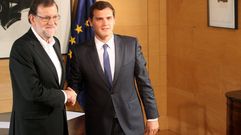 Imagen de Rajoy y Rivera en el mes de agosto