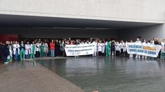 Concentraci�n este mi�rcoles en la entrada del HULA en la primera jornada de huelga de m�dicos.