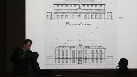 Los arquitectos Juan Creus y Covadonga Carrasco explicaron c�mo se hizo la rehabilitaci�n