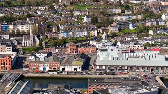 Vista a�rea de la ciudad de Cork