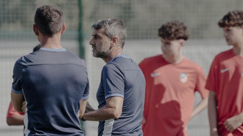 Campus de F�tbol Bosco - Atl�tico de Madrid.La actividad formativa empez� en las instalaciones de Salesianos Ourense