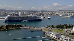 El 22 de abril de este a�o se produjo una qu�ntuple escala de cruceros. 