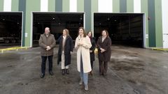 La conselleira de Medio Ambiente, con Luisa S�nchez y Ana Ortiz