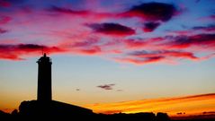 Puesta de sol en Corme