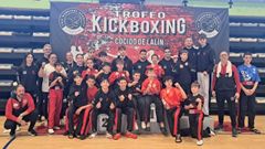 Integrantes del ITF Noia en el Lal�n Arena.