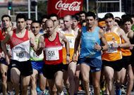 Unos quinientos corredores compiten en cada carrera del circuito Leader Ribeira Sacra.