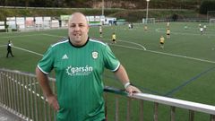 Adri�n Marrube, nos campos anexos ao estadio da Marosa.