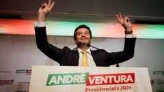 Andr� Ventura, candidato ultra a la Presidencia lusa.