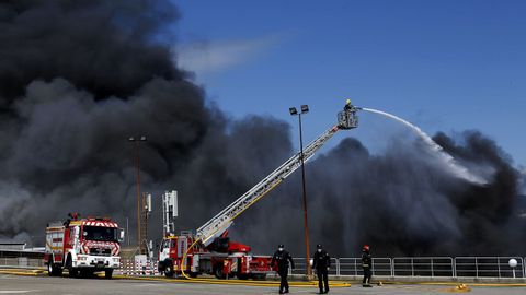 Incendio en las instalaciones de Jealsa