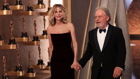 Meg Ryan y Billy Crystal entregaron el premio a mejor película 
