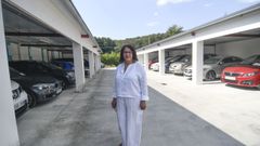 Raquel Villar, gerente de Urban Parking de Sarria