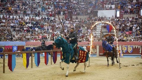 Torneo medieval de la Feira Franca celebrado en la plaza de toros en el 2019