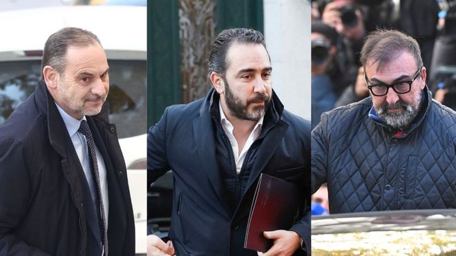 Jos� Luis �balos, V�ctor de Aldama y Koldo Garc�a.