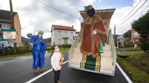 Los Reyes, a su paso por Laxe