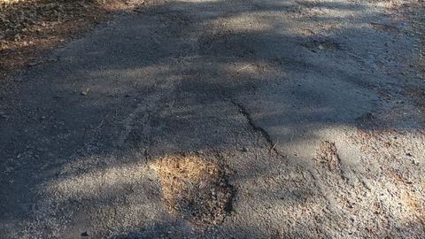 Socavones en la carretera de Figueroa