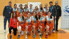 El equipo infantil femenino del Leyma Bsquet Corua se clasific al Campeonato de Espaa