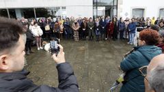 Minuto de silencio en Viveiro por el asesinato de la joven brasile&ntilde;a Rejane Soares