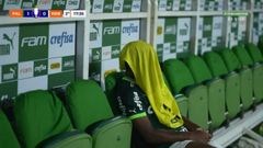 Endrick.Endrick rompe a llorar al ser sustituido