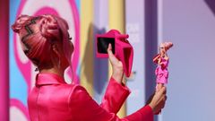 Fans de �Barbie� en el estreno en Los �ngeles